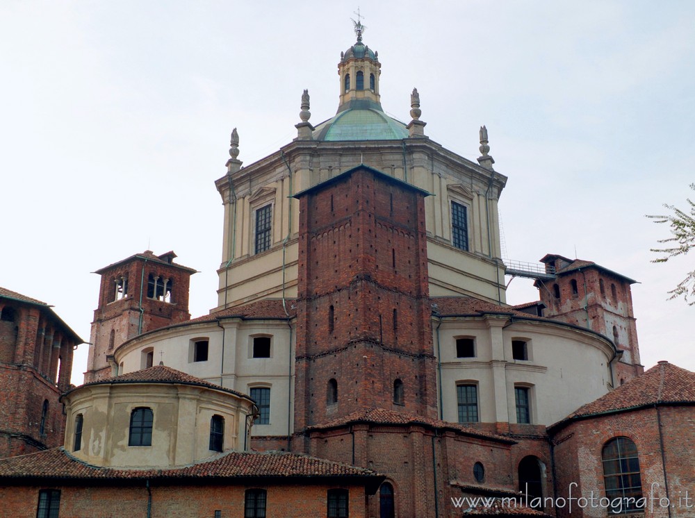 Milan (Italy) - Central part of the Basilica of San Lorenzo Maggiore